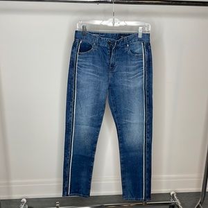 Adriano Goldschmied Straight Leg Cropped Jean